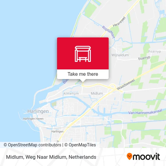 Midlum, Weg Naar Midlum map