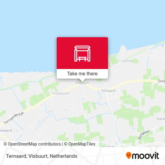 Ternaard, Visbuurt map