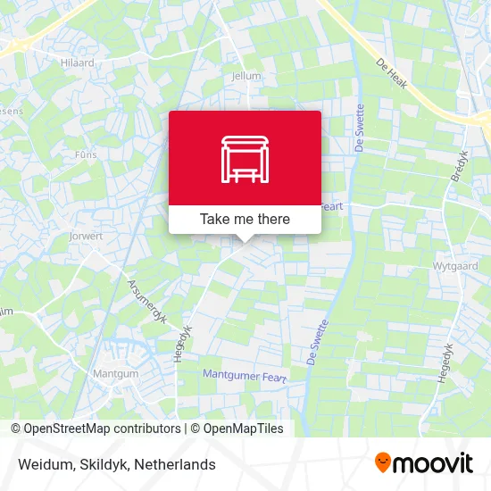 Weidum, Skildyk map