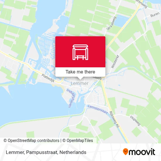 Lemmer, Pampusstraat map