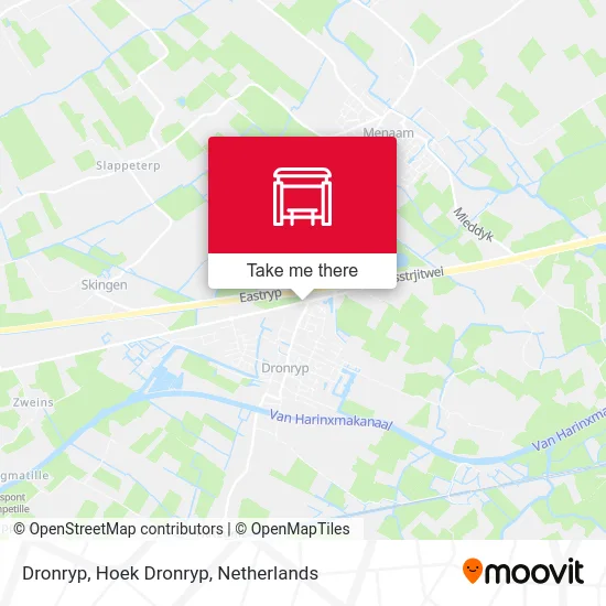 Dronryp, Hoek Dronryp map