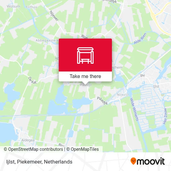 Ijlst, Piekemeer map