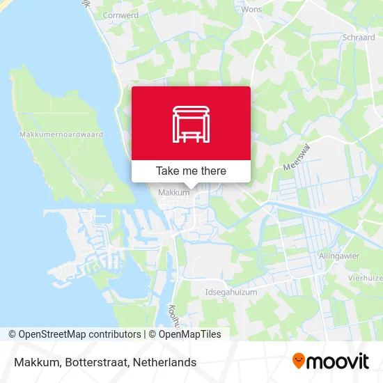 Makkum, Botterstraat map