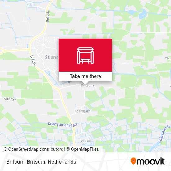 Britsum, Britsum map