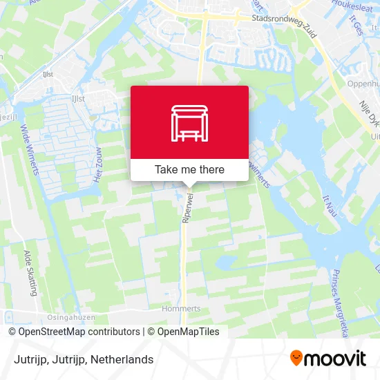 Jutrijp, Jutrijp map