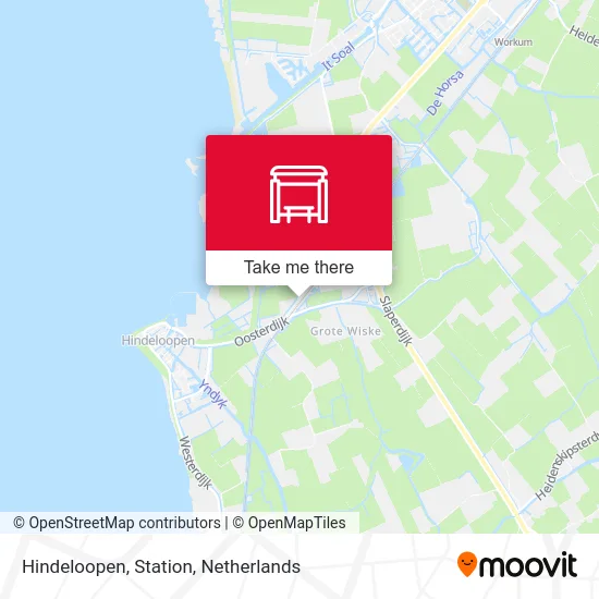 Hindeloopen, Station Karte