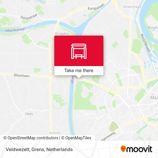 Veldwezelt, Grens map