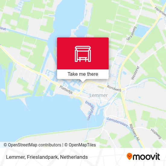 Lemmer, Frieslandpark map
