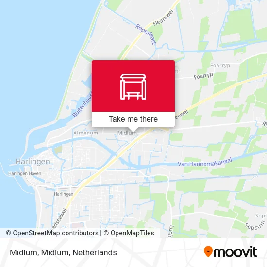 Midlum, Midlum map