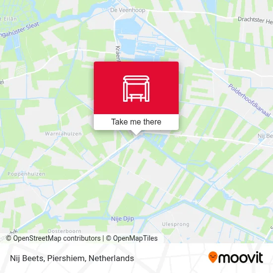 Nij Beets, Piershiem map