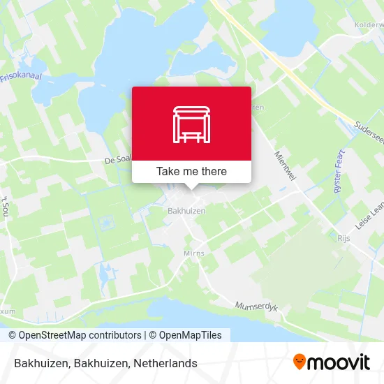 Bakhuizen, Bakhuizen map