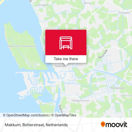 Makkum, Botterstraat map