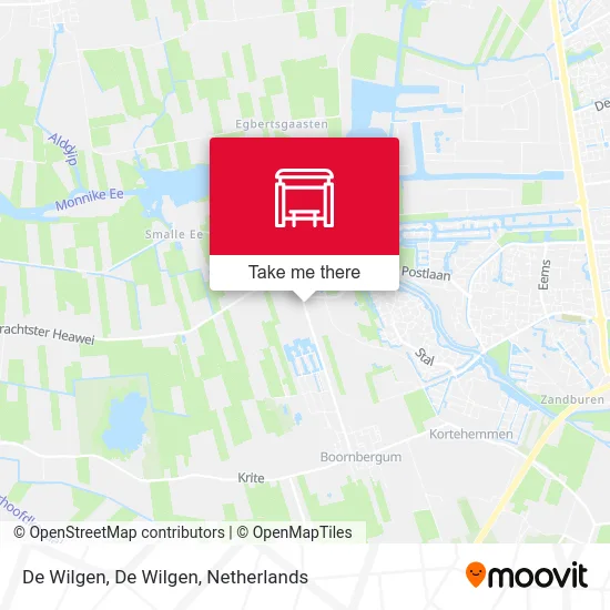 De Wilgen, De Wilgen map