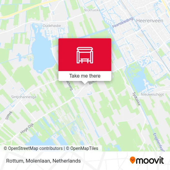 Rottum, Molenlaan map