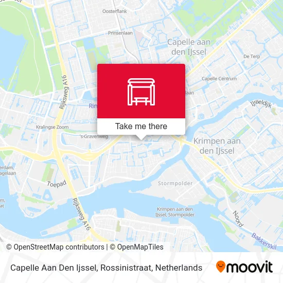 Capelle Aan Den Ijssel, Rossinistraat map