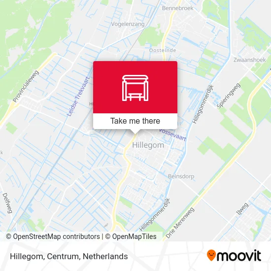 Hillegom, Centrum map