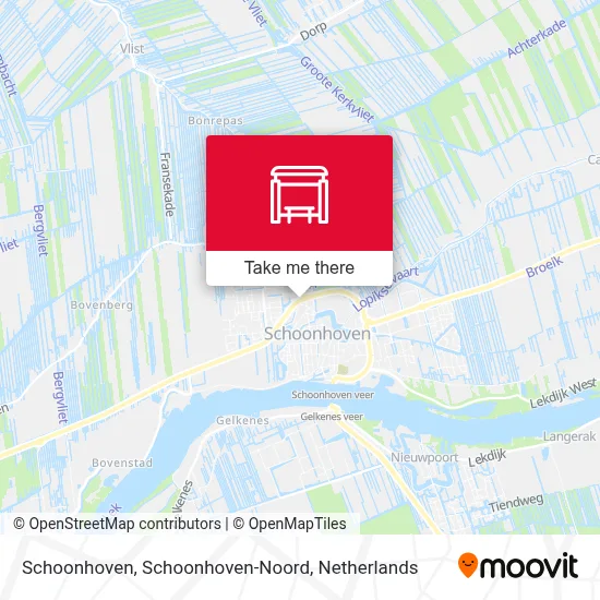 Schoonhoven, Schoonhoven-Noord map