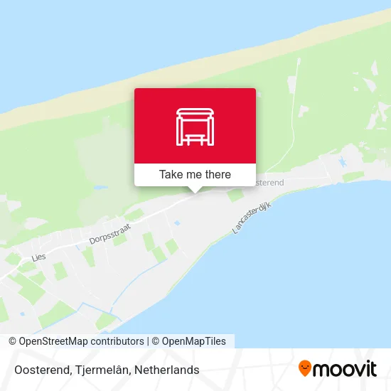 Oosterend, Tjermelân map