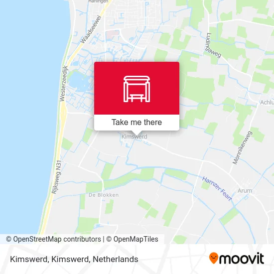 Kimswerd, Kimswerd map