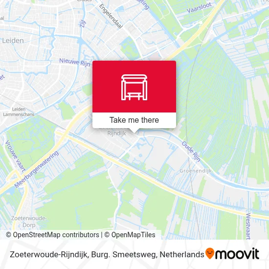 Zoeterwoude-Rijndijk, Burg. Smeetsweg map