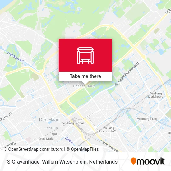 'S-Gravenhage, Willem Witsenplein map