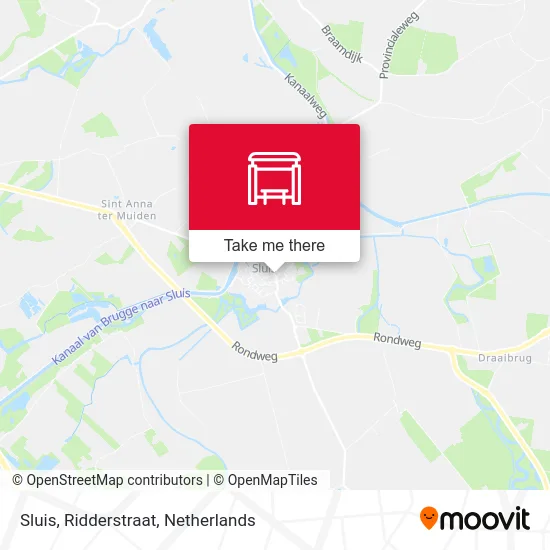 Sluis, Ridderstraat map