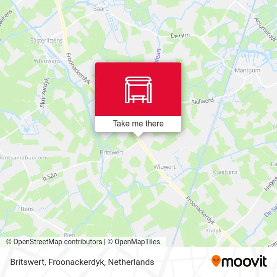 Britswert, Froonackerdyk map