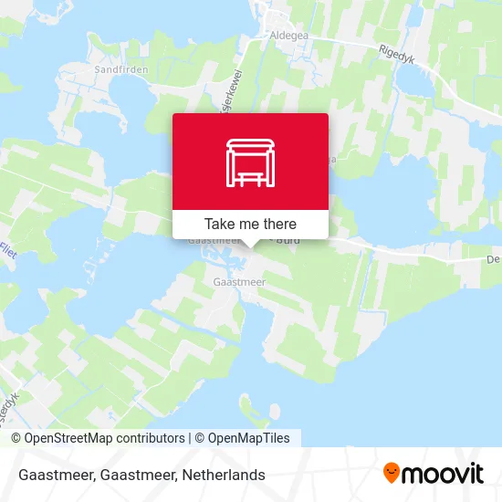 Gaastmeer, Gaastmeer map