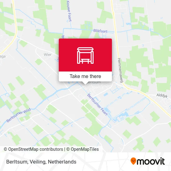 Berltsum, Veiling map
