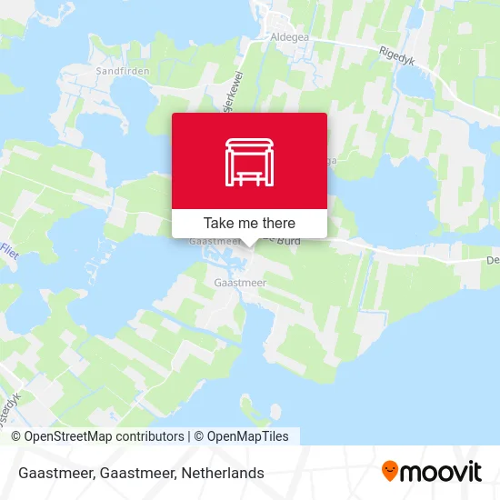 Gaastmeer, Gaastmeer map