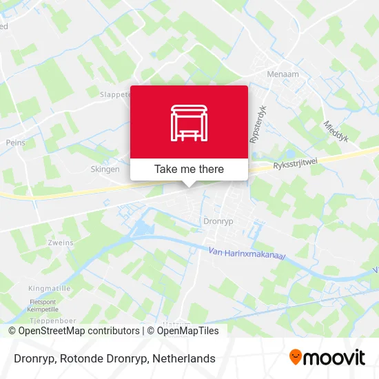 Dronryp, Rotonde Dronryp map