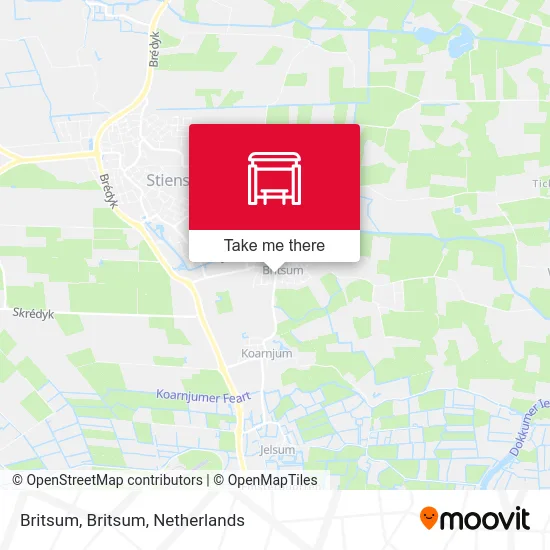 Britsum, Britsum map