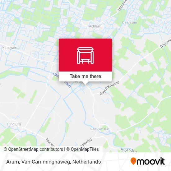 Arum, Van Camminghaweg Karte