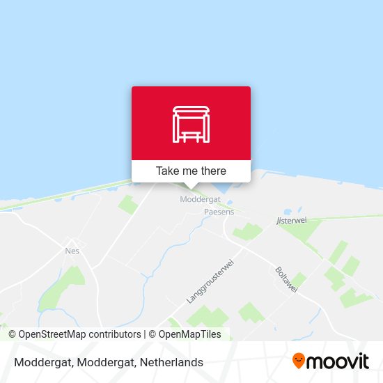 Moddergat, Moddergat map