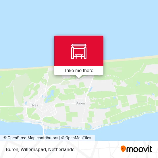 Buren, Willemspad map