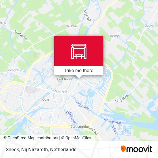 Sneek, Nij Nazareth map