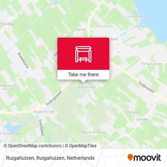 Ruigahuizen, Ruigahuizen map