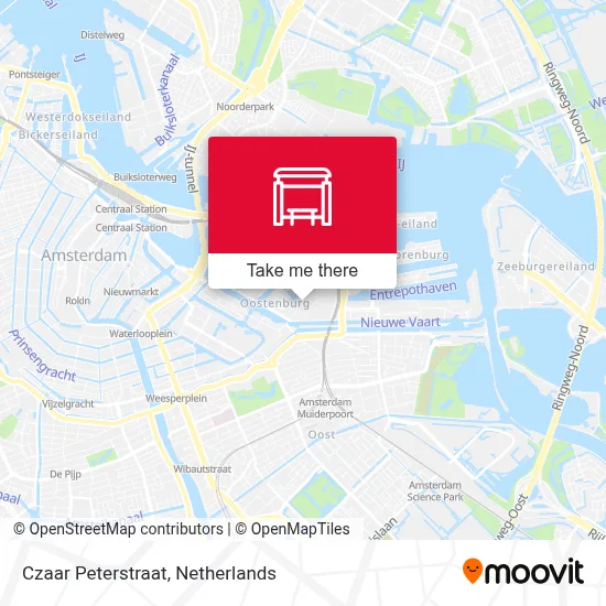 Czaar Peterstraat map