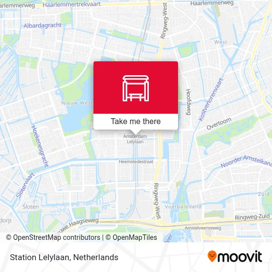 Station Lelylaan Karte