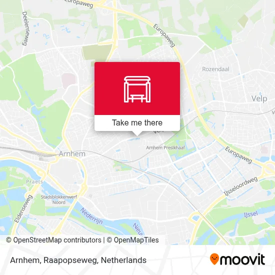 Arnhem, Raapopseweg map