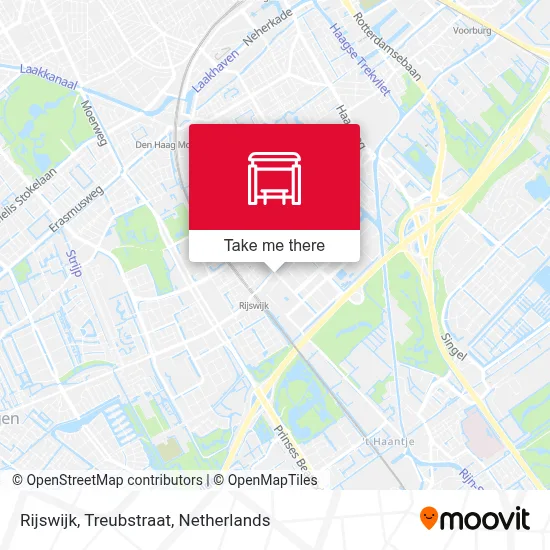 Rijswijk, Treubstraat Karte