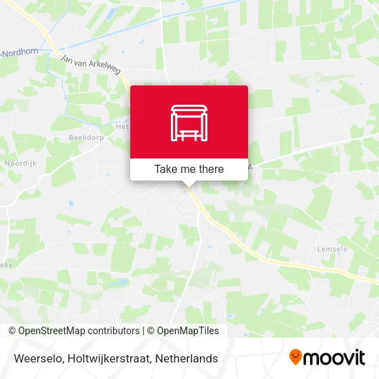 Weerselo, Holtwijkerstraat map