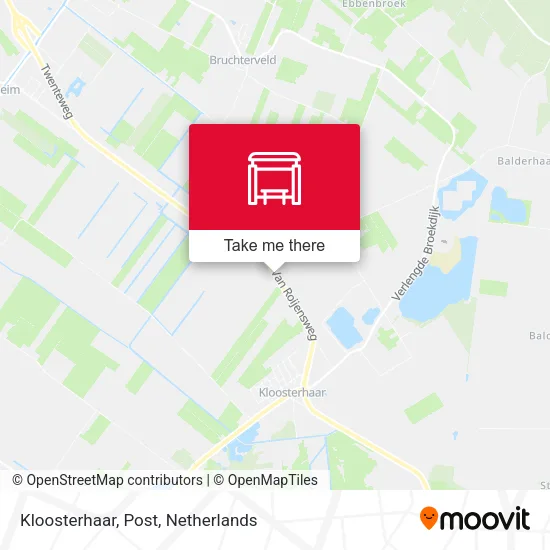 Kloosterhaar, Post map