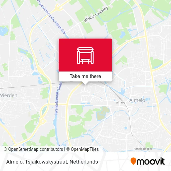 Almelo, Tsjaikowskystraat map
