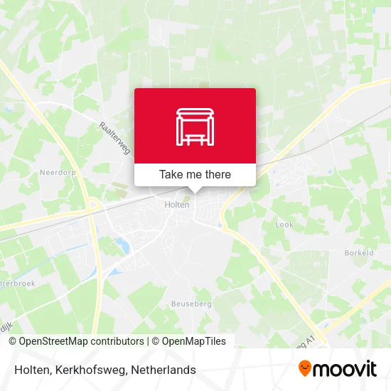 Holten, Kerkhofsweg map