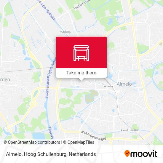 Almelo, Hoog Schuilenburg map