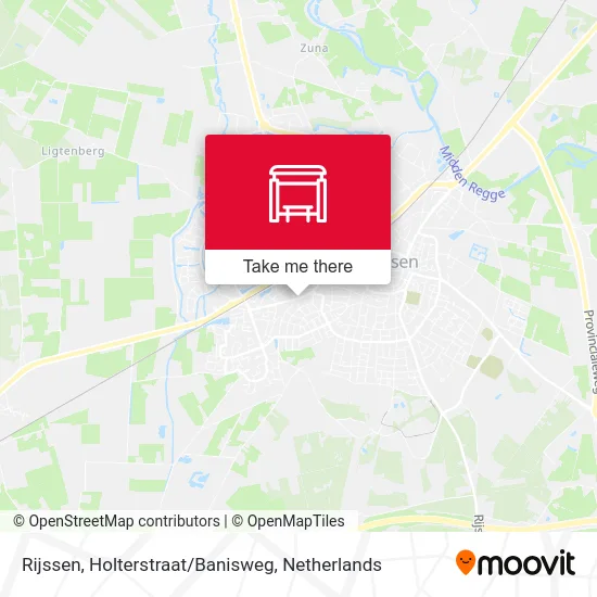 Rijssen, Holterstraat/Banisweg map