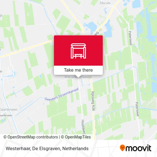 Westerhaar, De Elsgraven Karte