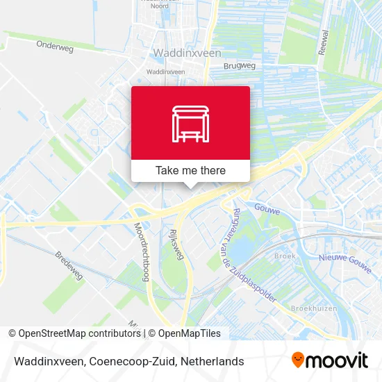 Waddinxveen, Coenecoop-Zuid map