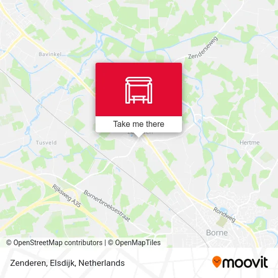 Zenderen, Elsdijk map